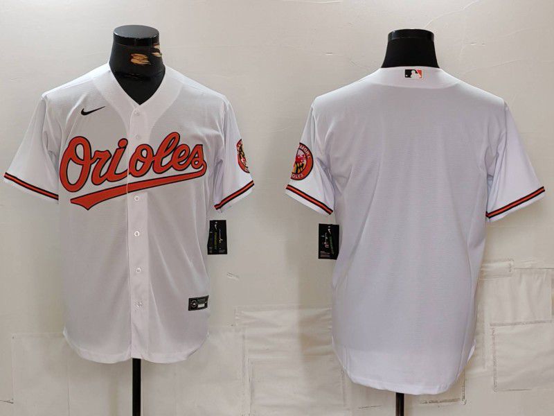 Men Baltimore Orioles Blank White Game 2024 Nike MLB Jersey style 1->baltimore orioles->MLB Jersey